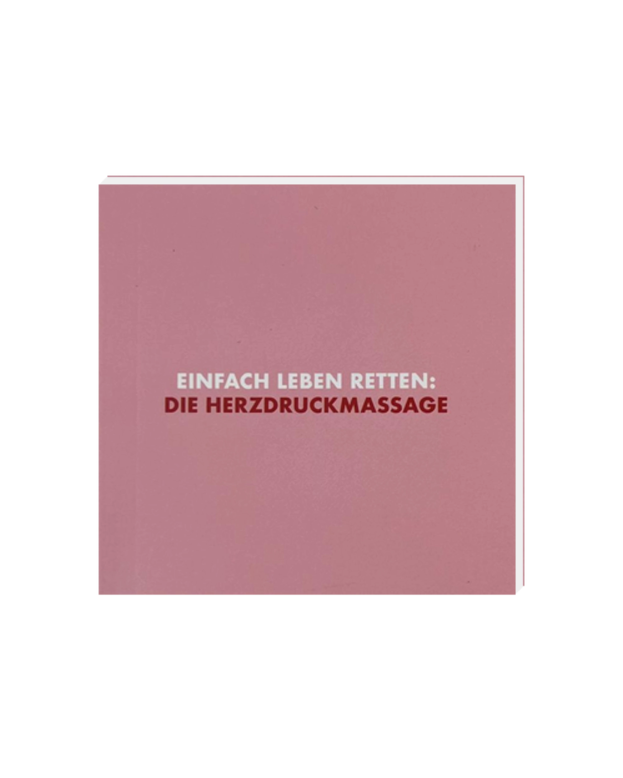 Herzdruckmassage Daumenkino - signiert!