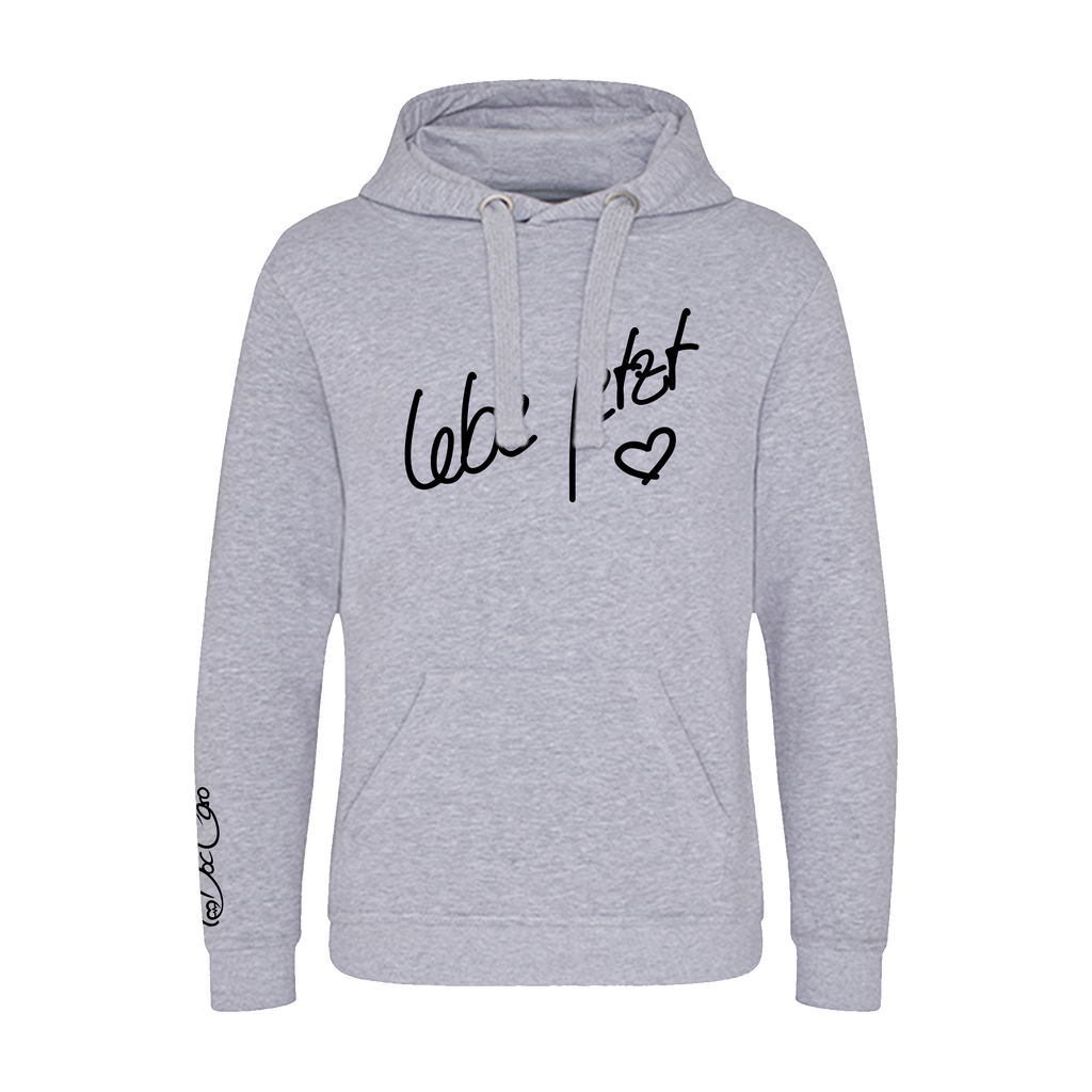 Doc Caro „Lebe jetzt“ Hoody schwarz/hellgrau